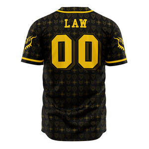 Maillot de baseball personnalisé en gros 2026 – Broderie et impression, respirant, col en V, manches courtes, unisexe, pour équipe - Product Image 3