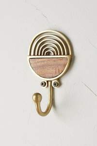 Gancho decorativo dorado para dormitorio, gancho de pared moderno, gancho de metal con lazo, gancho decorativo para llaves de pared - Product Image 3