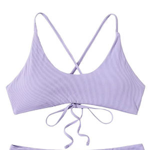 Conjuntos de Bikini de 2 Piezas de Secado Rápido y Transpirables para Verano, Alta Calidad, Múltiples Colores, Diseño de Logotipo Personalizado, Ropa de Playa Deportiva - Product Image 5