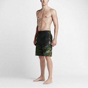 Shorts pour hommes en gros, taille mi-haute, cordon de serrage, séchage rapide, poches, style décontracté Bermuda, tissu tissé 100% polyester - Product Image 4
