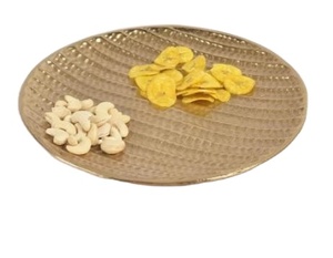 ถาดเสิร์ฟอลูมิเนียมหล่อดิบคุณภาพสูงทรงกลมทรงแอปเปิ้ล - Product Image 1