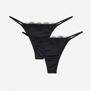 Sous-vêtements féminins personnalisés de haute qualité, prix imbattable, en spandex respirant, dentelle, confortables et décontractés - Product Image 1