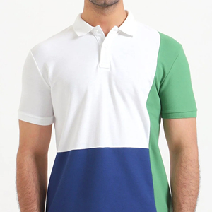 Fabricante de polos de manga corta para hombre con logotipo personalizado, camisas transpirables al por mayor - Product Image 1
