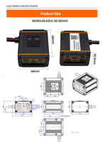 Module de scanner de codes-barres CMOS 2D intégré RAKINDA, résolution 1,3 mégapixels (1280 x 1080), format mini
