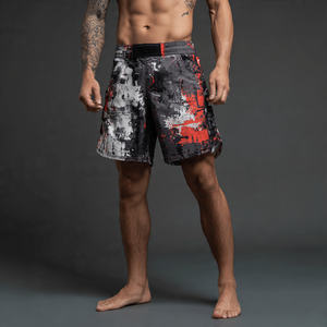 Pantalones Cortos de Boxeo MMA para Hombre, Pantalones Cortos de Entrenamiento MMA, Pantalones Cortos de Lucha, Pantalones Cortos de Grappling y Kickboxing, Sublimados, Unisex - Product Image 1