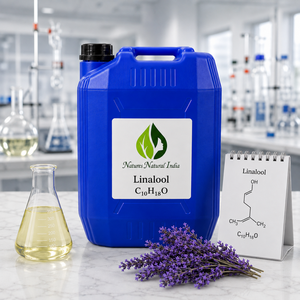 100% Pure Linalool Compound <b>Essential</b> <b>Oil</b> Fractional Distillation Aromatic Chemical Bulk Manufacturer Supplier Exporter High - Product Image 1