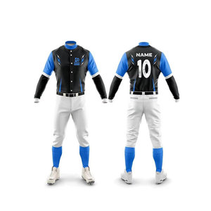 Créez Votre Propre Tenue d'Équipe : Uniforme de Baseball Personnalisé, Impression Numérique, Séchage Rapide, Respirant, Couleurs Personnalisables, 100% Polyester pour Adultes - Product Image 6