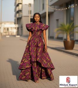 Tissu Ankara en Coton 100% Imprimé Wax Africain Premium – Vente en Gros Nigéria, Ghana, Sénégal – Textile Wax pour la Production de Vêtements - Product Image 6