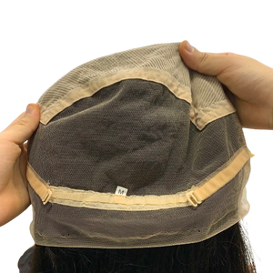 วิกผมมนุษย์สไตล์เวียดนามวิกผม360ลูกไม้เต็มศีรษะแบบสวิสสีฟอกขาวแบบ HD ปรับแต่งได้360 - Product Image 1