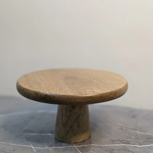 Wedding <b>Cake</b> <b>Server</b> Stand Holder Snack Plates Wooden Dessert Plate Wholesale Manufcature With Excellent Quality - Product Image 1