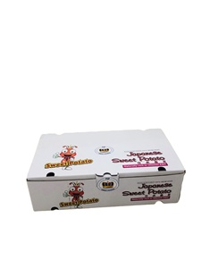 Cajas de Papel Kraft Autoensamblables de 5 kg para Camote, Estilo Básico, Impresión Offset, Material Corrugado Ecológico, Agricultura - Product Image 1