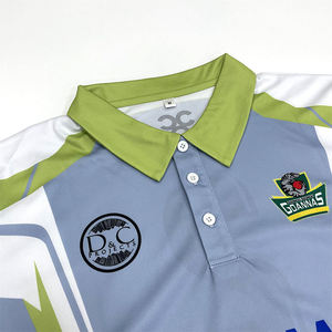 Camisetas de Polo para Cricket Deportivo, Diseño Personalizado por Sublimación, Uniforme de Equipo de Cricket - Product Image 3