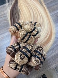 Cabello Vietnamita Remy Doble Trama Decolorado con Mechas 100g Muy Suave y con Puntas Llenas - Product Image 4