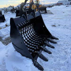 400 <b>Series</b> E400BS84-<b>6</b> Excavator Skeleton Bucket 84-inch Heavy Duty Screening Attachment - Product Image 1