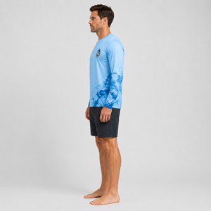 Camisa de pesca profesional para hombre con tela de protección UV, tecnología de secado rápido, bolsillos funcionales y calidad duradera para la pesca. - Product Image 6