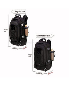<b>Waterproof</b> Zippered Tactical <b>Backpack</b> with Interior Slot Pocket tactical interior slot large capacity polyester <b>Backpack</b> - Product Image 3