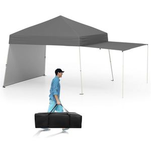 Tenda a baldacchino grigia pop-up 14 x 9,2 piedi - Product Image 2