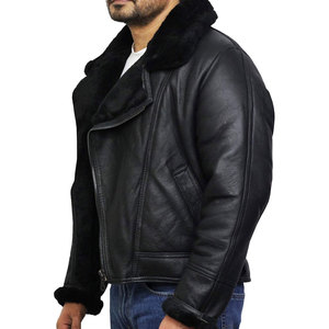 2026 Custom Men's <b>Leather</b> <b>Jackets</b> Best Quality Solid Color Breathable Plus Size Affordable for <b>Winter</b> <b>Leather</b> <b>Jacket</b> - Product Image 5