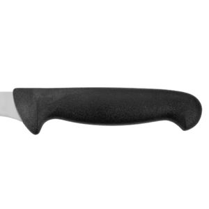 Couteaux à découper à lame étroite avec manche noir et protège-doigts profilé pour la découpe de viande, la portionnement et la cuisine quotidienne - Product Image 6