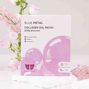 Patch facial en microfibre Bluepetal au collagène végétalien coréen et PDRN dérivé du lotus pour l'hydratation et le raffermissement, unisexe - Product Image 6