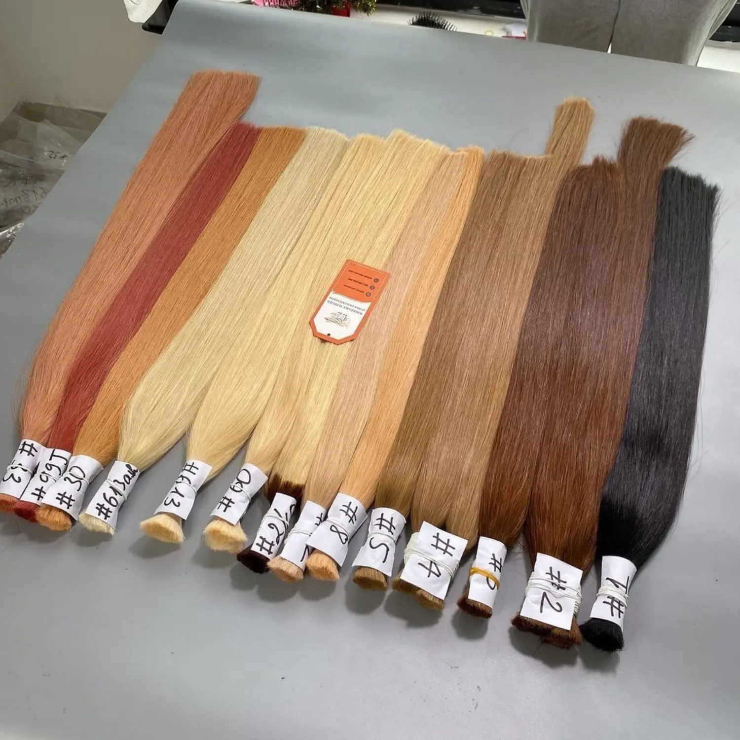 Super Silky And Smooth Bulk Hair Extensions 100% Real Remy Human Hair Best Selling Customize Color
