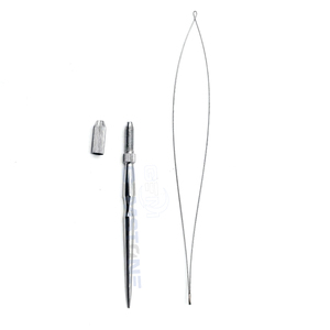 Outil professionnel pour extensions capillaires avec crochet pointu pour la séparation et le sectionnement des cheveux et l'installation de micro-perles - Product Image 5