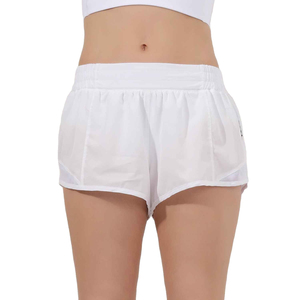 Shorts de course pour femmes de haute qualité, coupe sportive extensible, taille élastique, motif pour le jogging, la course sur piste et les aventures en plein air - Product Image 1