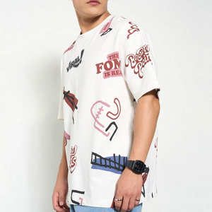 Camiseta de Manga Corta de Alta Calidad, 220g, Corte Regular, Transpirable, Vintage, de Secado Rápido, 100% Algodón, Lisa, con Impresión de Logotipo Personalizado - Product Image 2