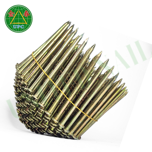 Clavos en rollo de calidad de exportación, 9000 unidades, 15 grados, 2" x 0.099, con vástago liso/roscado, para clavadora neumática, cabeza a cuadros, en caja - Product Image 3
