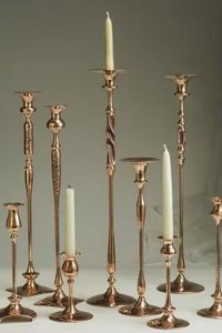 เชิงเทียนโลหะสีดำทันสมัยแบบ 3 แขน สำหรับตกแต่งโต๊ะกลางบ้าน - Product Image 5