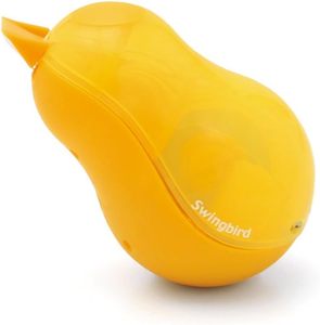 GANRAKU MIDORI Rouleau correcteur en forme d'oiseau mignon, blanc, papeterie de bureau japonaise - Product Image 1