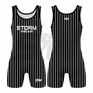 Nouveaux Maillots de Lutte Personnalisés pour Hommes 2026 – Maillots Internationaux Entièrement Sublimés avec Logo Avant pour Compétitions de Powerlifting - Product Image 3