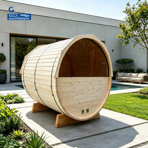 <span class=keywords><strong>Sauna</strong></span> de Contraste para Recuperación Atlética, Barril de <span class=keywords><strong>Sauna</strong></span> Exterior de Madera Sostenible, <span class=keywords><strong>Oasis</strong></span> para Patio, Suite de <span class=keywords><strong>Spa</strong></span> Premium para el Hogar, Listo para Enviar - Product Image 1
