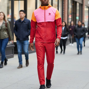Traje cortavientos de alta calidad, de secado rápido y diseño ligero, para fitness, actividades al aire libre y uso en equipo. - Product Image 6