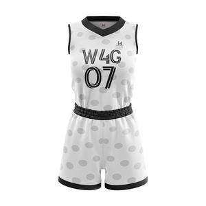 Conjunto de Uniforme de Baloncesto Personalizado para Niñas, 100% Poliéster, Sin Mangas, Transpirable, Tejido Sublimado, Absorbe la Humedad, Personalizado por Delante - Product Image 4