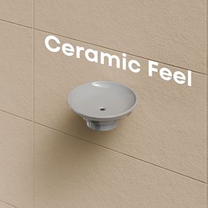 Élégant porte-savon rond moderne en mélamine, support mural antirouille pour salle de bain, évier de cuisine, usage extérieur et hôtelier - Product Image 3