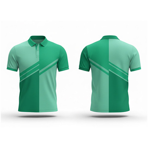 Polo personnalisé OEM par sublimation – Impression résistante à la décoloration, vêtements d'équipe pour hommes, femmes et jeunes, séchage rapide, polo actif Dry-Fit - Product Image 1