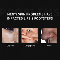 Coffret 3 Pièces Soin Visage Homme Shandong Bio Anti-Acné Éclaircissant et Séborégulateur à l'Acide Hyaluronique et à l'Acide Azélaïque