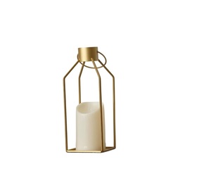 Hot Selling Hanging Metal Candle <b>Lantern</b> With Shiny <b>Gold</b> Finish Candle <b>Lantern</b> for Home Decor & Garden Customized - Product Image 1