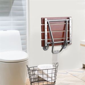 Sedia Pieghevole da Bagno a Parete in Acciaio Robusto, Capacità di Carico 150kg - Product Image 3