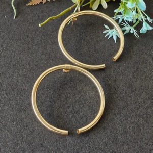 Metal Craft Dropshipping Ready Brass Earrings <b>Blind</b> Shipping Brass Earrings Solid Color Custom Factory Wholesale Item Earrings - Product Image 5