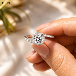 Bague de fiançailles élégante en moissanite, collection cadeau pour mariage et anniversaire, disponible au prix export - Offre spéciale - Product Image 2