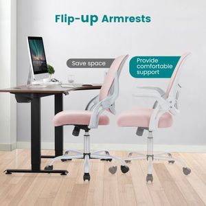 Sedia da Ufficio Ergonomica con Supporto Lombare, Design a Rete, Altezza Regolabile, Girevole, Seduta Ampia per Dirigenti - Product Image 2
