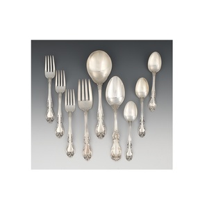 Gold Plated Flatware Set <b>Vintage</b> Metal <b>Cutlery</b> Set Mirror Finish Dessert Spoon Fork Knife for Table Decor For Clubs & Pubs Table - Product Image 6