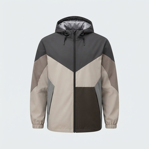 Veste coupe-vent unisexe à capuche et fermeture éclair, imperméable, à manches longues, pour l'hiver, service OEM, prix abordable, fermeture frontale rapide - Product Image 4