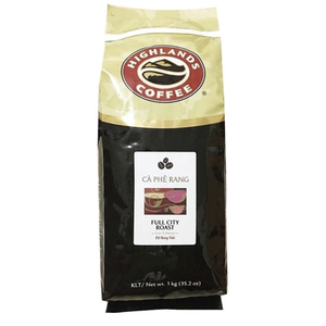 เมล็ดกาแฟคั่วเต็มเมล็ด ยี่ห้อไฮแลนด์ส ขนาด 1 กก. ขายดี กาแฟอาราบิก้าผสมพรีเมียม ราคาแข่งขัน ขายส่ง ส่งออก - Product Image 1