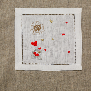 Premium embroidered cocktail napkin, reusable & durable, elevates everyday dining and special events alike. - Product Image 4