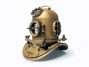 Casco de Buceo Metálico, Modelo a Escala, Miniatura, Réplica de Casco de Buceo, Decoración Náutica, Modelo de Casco de Buceo Vintage, Marítimo - Product Image 3