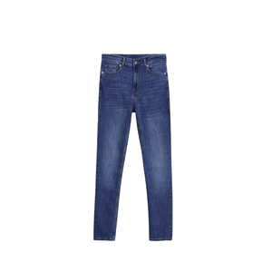 Jean en denim léger coupe slim classique pour homme, en coton extensible, style streetwear décontracté, taille mi-haute, jambe fuselée, séchage rapide, respirant - Product Image 4