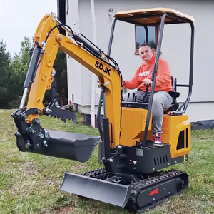 Mini Excavadora de Alto Rendimiento de 1 Tonelada con Cilindro Hidráulico Eaton, Motor y Accesorios, Perfecta para Uso Doméstico y Venta al por Mayor - Product Image 1